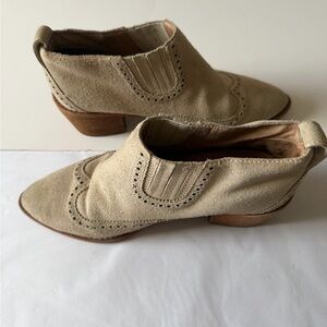 Madewell The Grayson Brouge Suede Booties Sz Womens 6.5